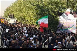 مراسم تشییع پیکر آیت الله مهدوی کنی با حضور گسترده مردم /گزارش تصویری