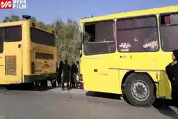 ازدحام جمعیت در پل زائر تا پایانه مرزی مهران