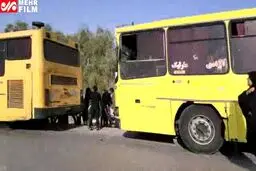 ازدحام جمعیت در پل زائر تا پایانه مرزی مهران