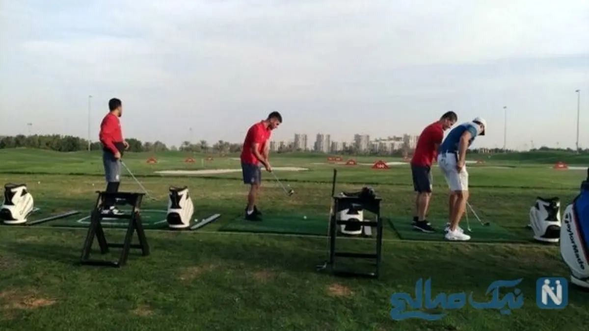 تفریح لاکچری تیم ملی ایران در ابوظبی امارات + تصویر