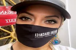 ماسکی متفاوت روی صورت مهناز افشار + عکس