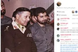 عکسی قدیمی از سردار سلیمانی در کنار فرمانده ارتش پاکستان
