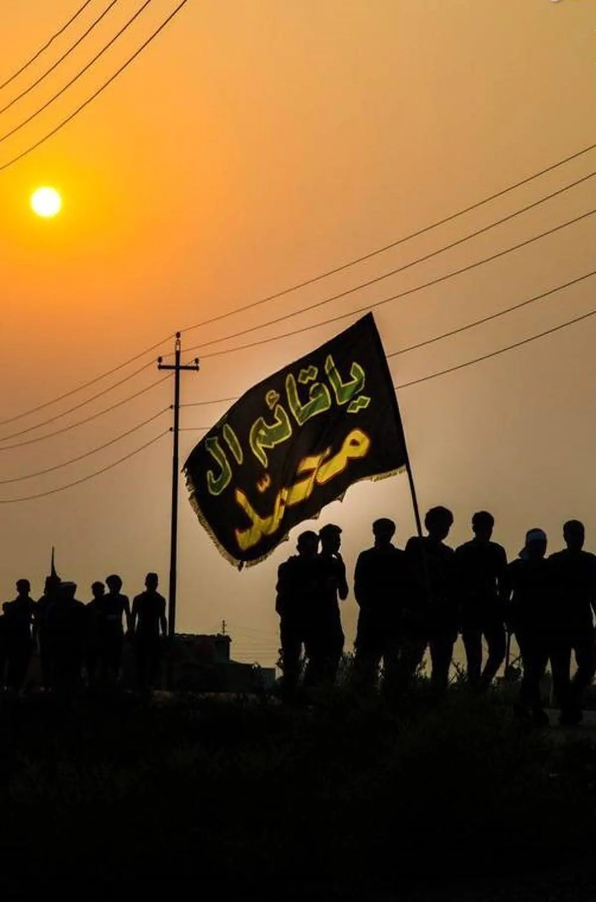 جوانان حسینی در راه کربلا / عکس