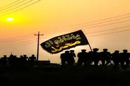 جوانان حسینی در راه کربلا / عکس