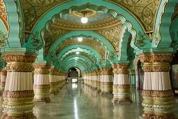 تصاویری زیبا و دیدنی  از قصر میسور در هند