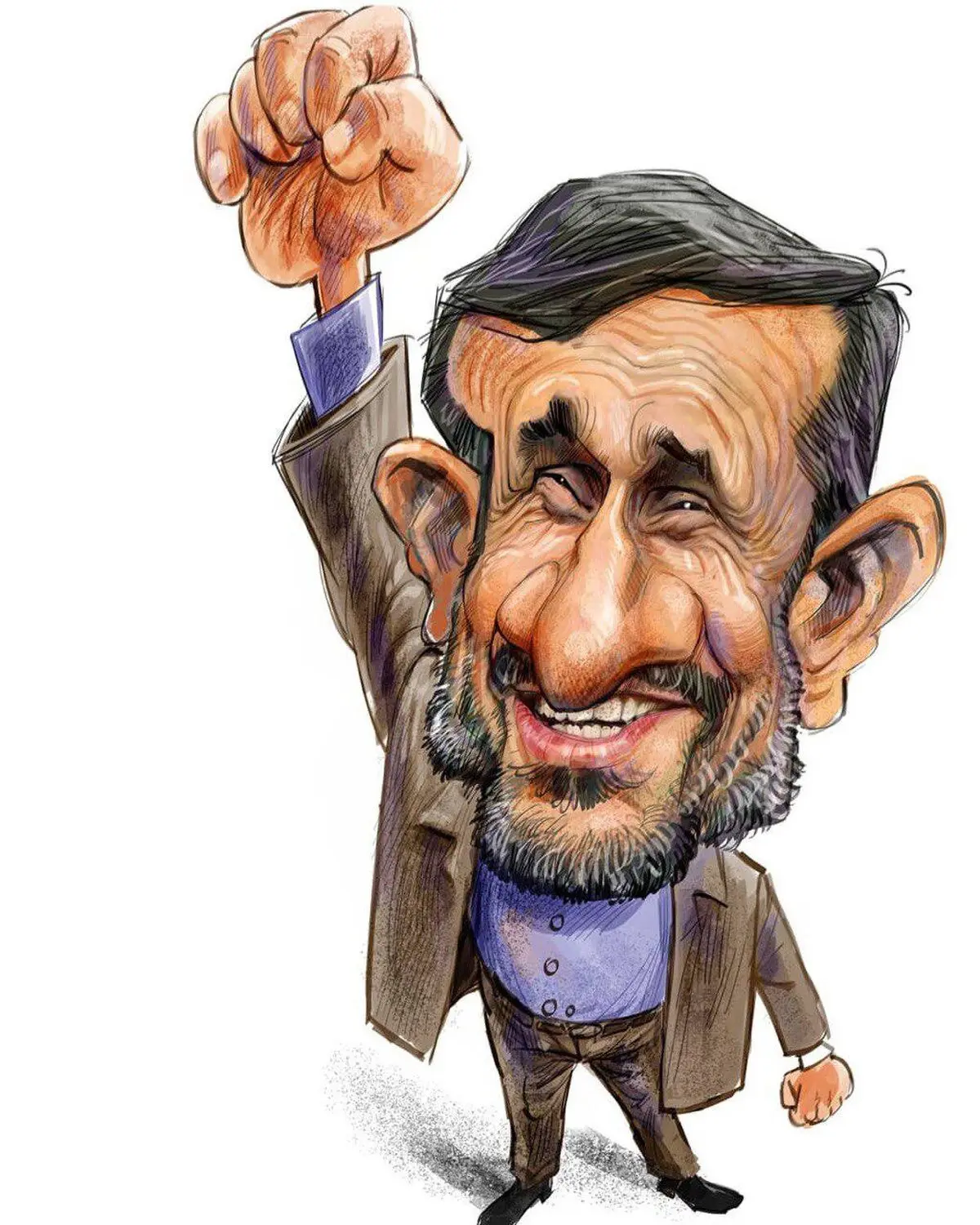ژست ویژه احمدی‌نژاد برای اعتراضات خیابانی علیه دولت!