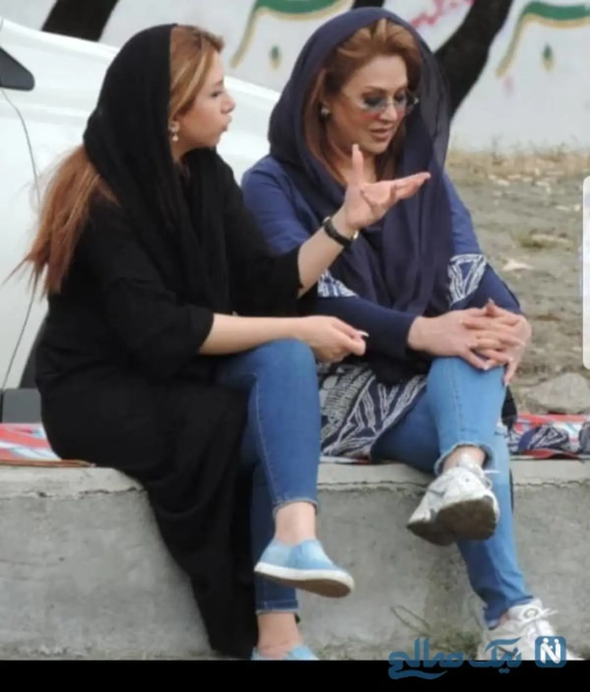 اینستاگرام: نسرین مقانلو و خواهرش