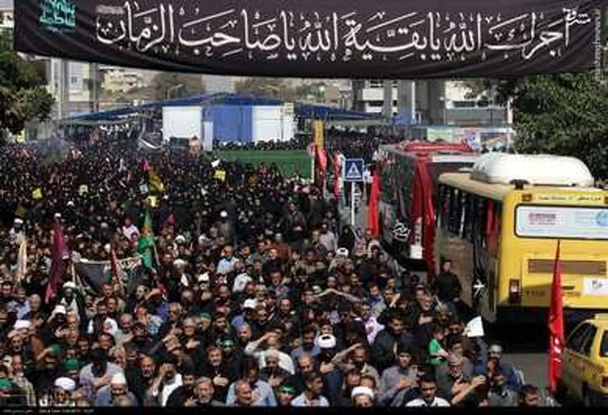 اجتماع عزادارن حضرت جواد الائمه(ع) در مشهد/تصاویر