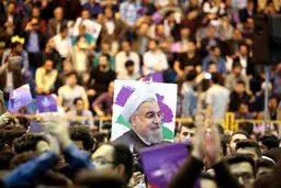 استقبال اهوازی ها از حسن روحانی