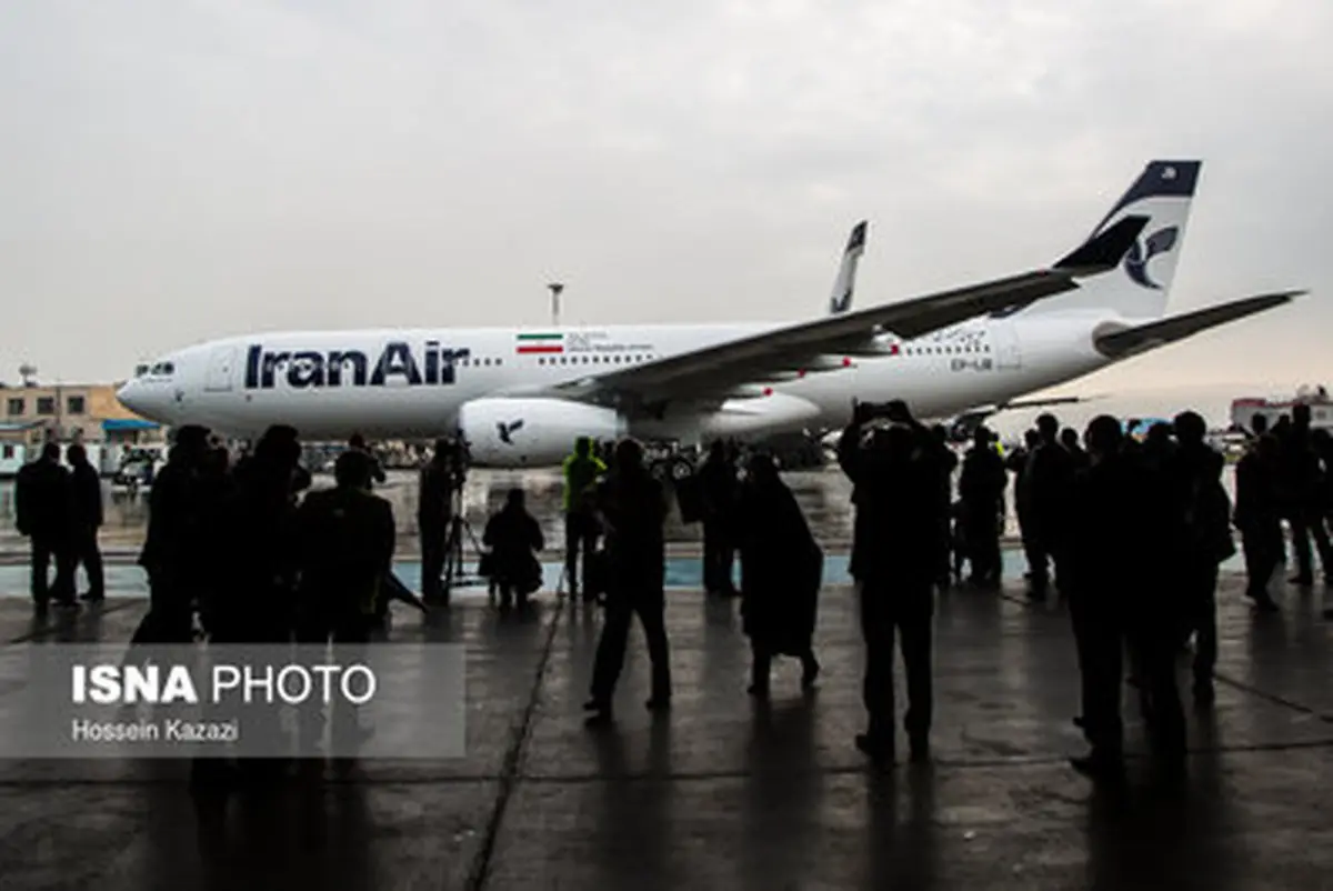 ورود سومین هواپیمای پسابرجامی ایران‌ایر به مهرآباد/ تصاویر