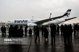 ورود سومین هواپیمای پسابرجامی ایران‌ایر به مهرآباد/ تصاویر