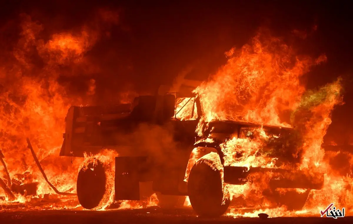 تصاویری از آتش‌سوزی‌ گسترده در جنگل‌های کالیفرنیا