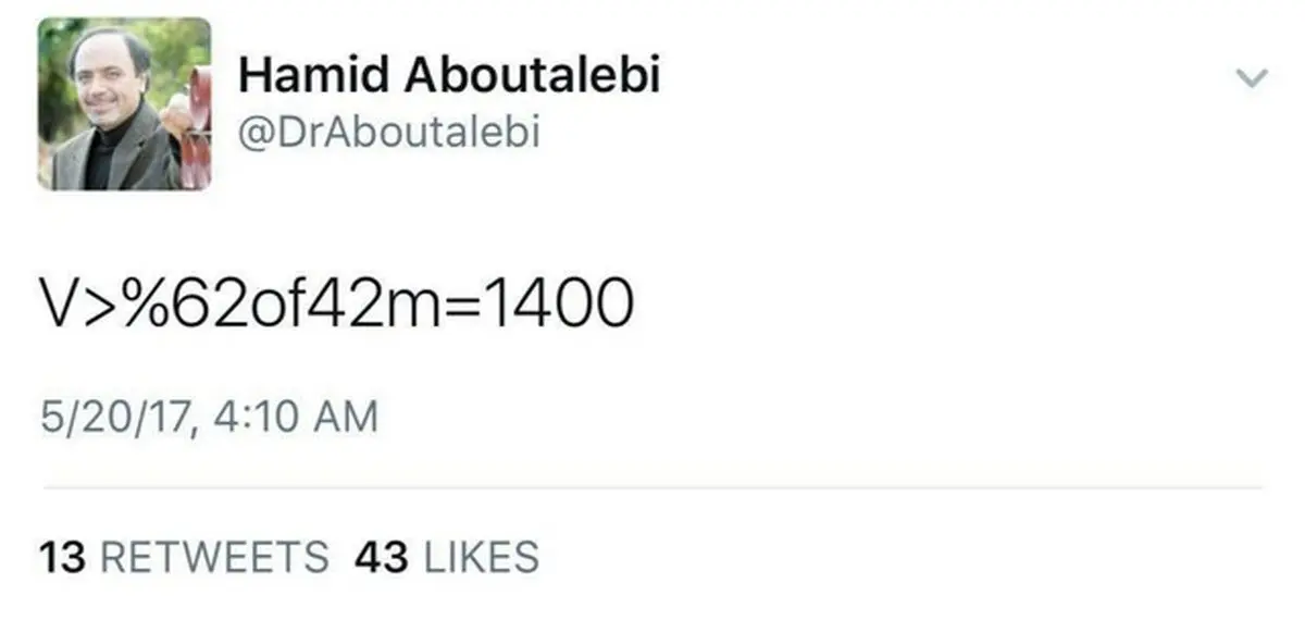 توئیت جالب معاون سیاسی دفتر رئیس جمهور درباره نتایج انتخابات