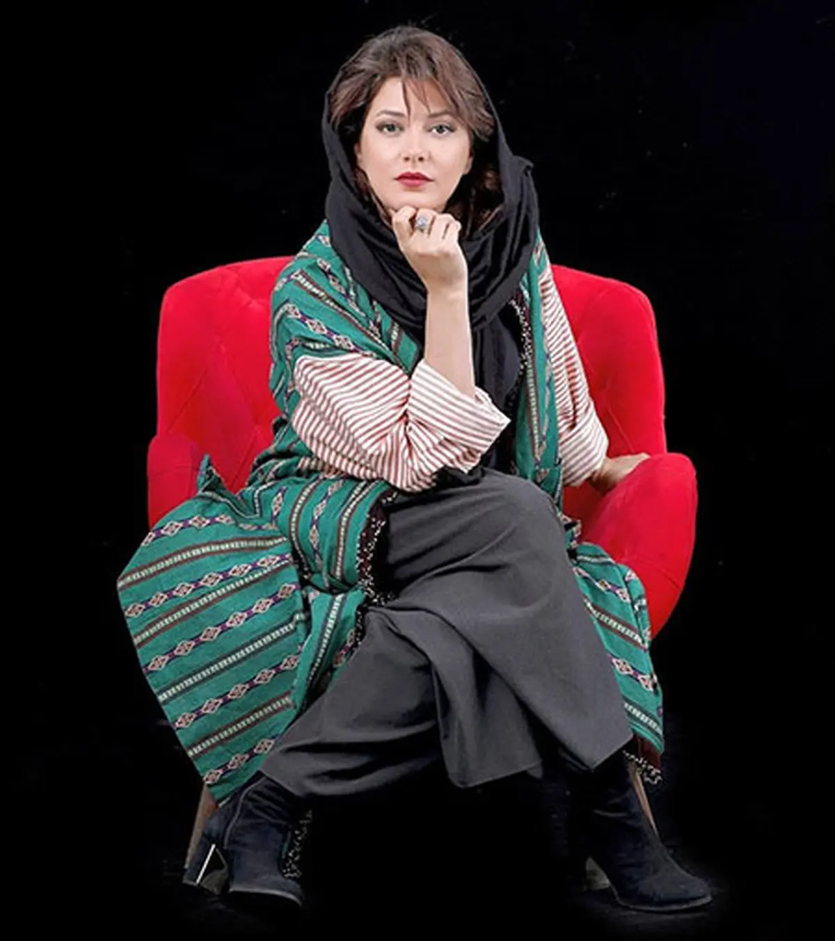 عکس آتلیه ای از طناز طباطبایی