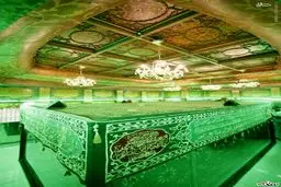 نمایی از داخل ضریح سیدالشهدا (ع) / عکس