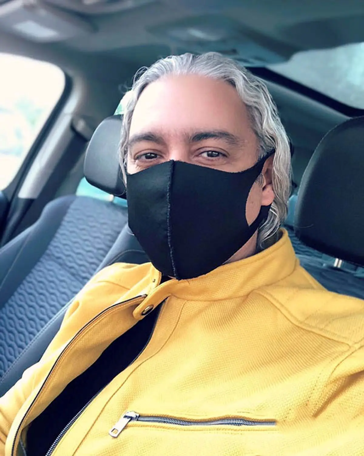 ماسک برعکس مازیار فلاحی جنجالی شد +عکس دیده نشده