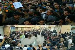 استقبال باشکوه مردم مريوان از سرباز فداكار/تصاویر