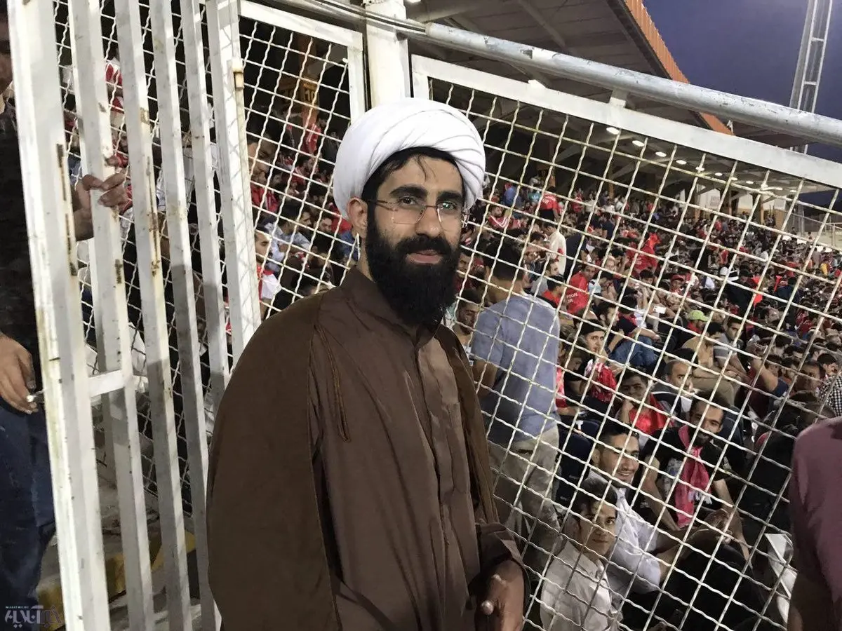 جدیدترین حضور روحانی تراکتورسازی در ورزشگاه