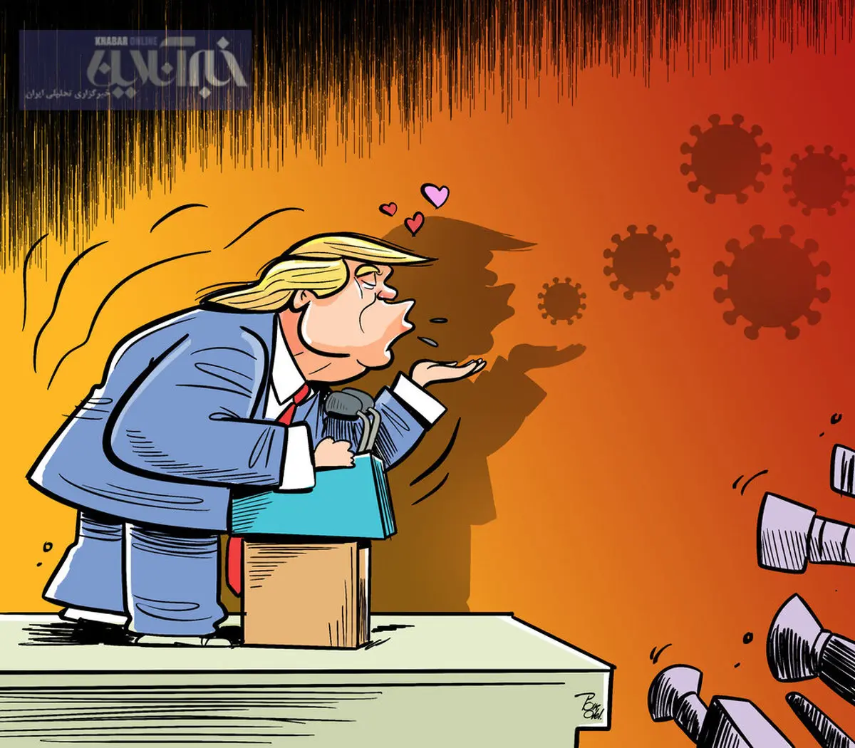 ماچ آبدار ترامپ برای هواداران! + عکس