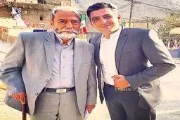 حميد گودرزي در کنار استاد/عکس