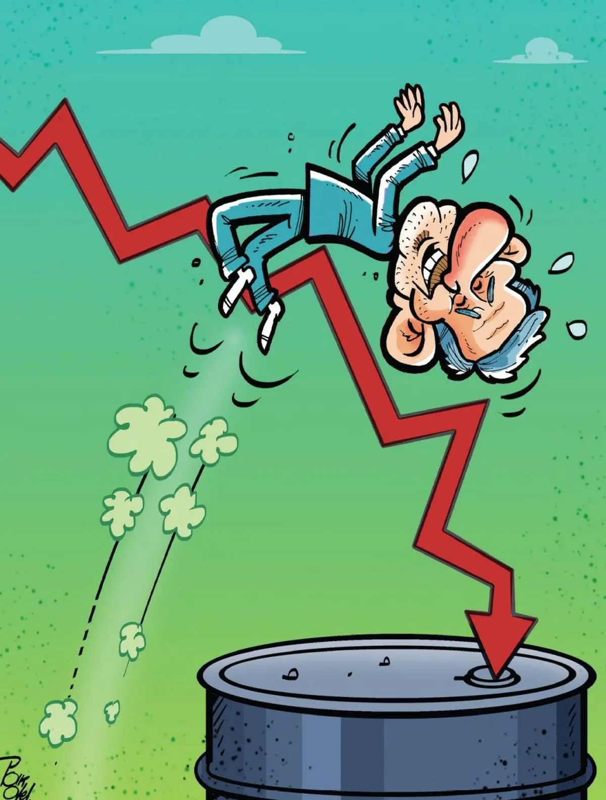 پرش ویژه معاون رییس‌جمهور! / کاریکاتور