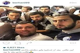 تصویری که حال و هوای استقلالی ها را بعد از تساوی در بازی مشهد نشان می دهد
