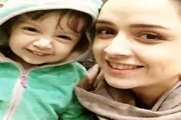 سلفی جالب ترانه علیدوستی و دخترش حنا!/عکس