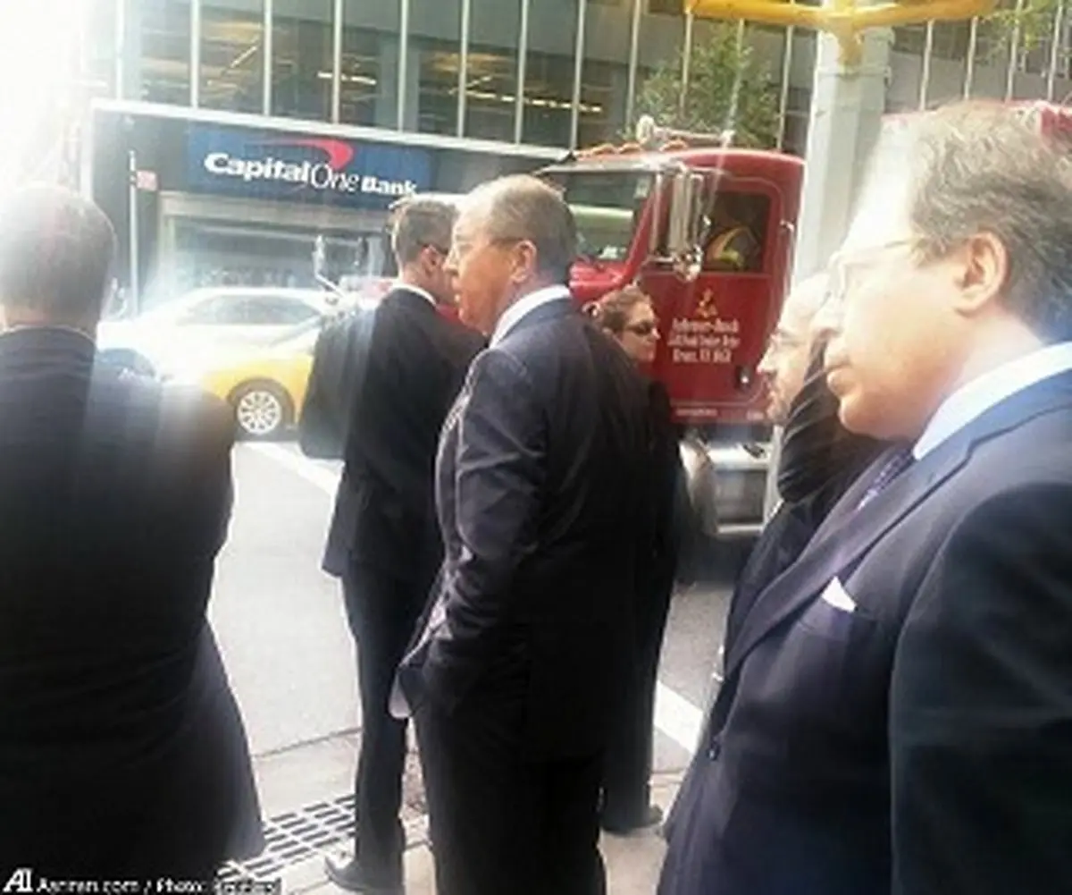 واکنش جالب لاورف به ترافیک نیویورک/عکس