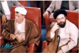عکس کمتر دیده شده از سید احمد خمینی در کنار آیت الله هاشمی