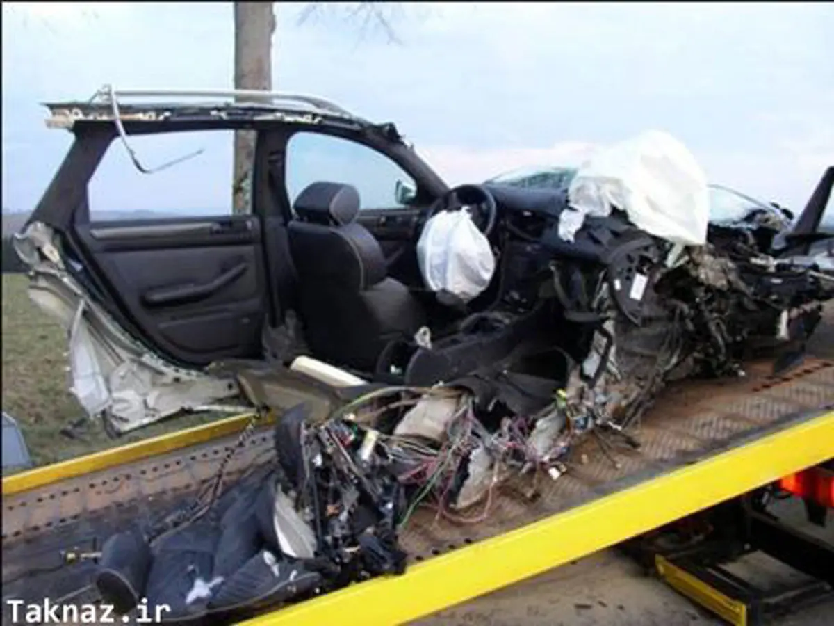 تصاویری از عجیب ترین تصادفات