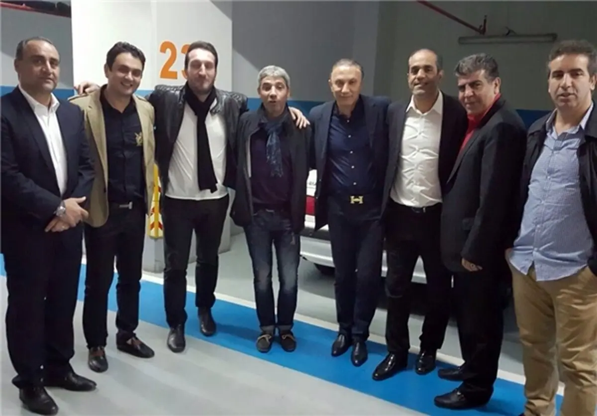 آشتی‌کنان دو پیشکسوت پرسپولیس+ عکس