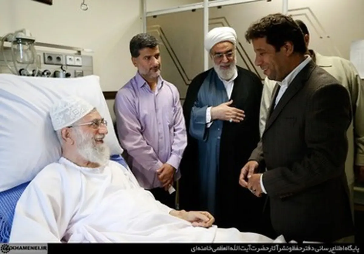 علی پروین، رضا امیرخانی، کمال تبریزی، بهداد سلیمی، ابراهیم حاتمی‌کیا، مهران رجبی و... به عیادت رهبر انقلاب رفتند/ تصاویر