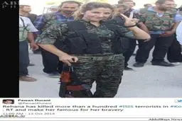 دختری که ۱۰۰ داعشی را کشت+عکس