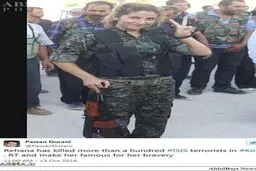دختری که ۱۰۰ داعشی را کشت+عکس