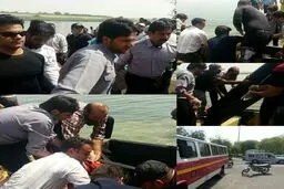 کشف جسد لیدر تور حادثه دزفول/عکس