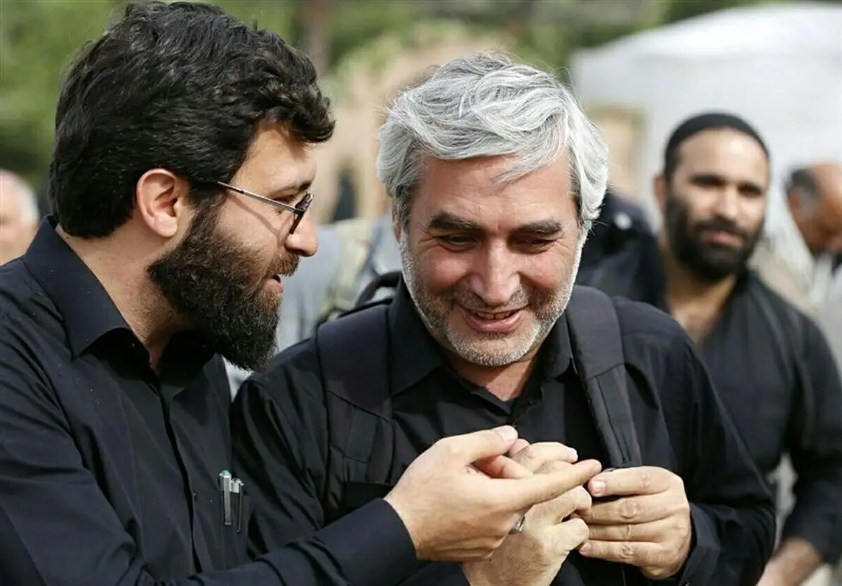 کارگردان مشهور در راهپیمایی اربعین حسینی/عکس