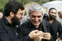 کارگردان مشهور در راهپیمایی اربعین حسینی/عکس