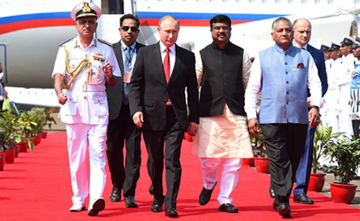 حواشی سفر پوتین به هند/تصاویر