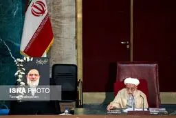 صندلی خالی مرحوم هاشمی شاهرودی در جلسه امروز خبرگان رهبری/عکس