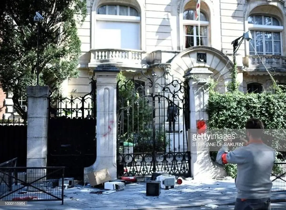 حمله به سفارت ایران در پاریس / تصاویر