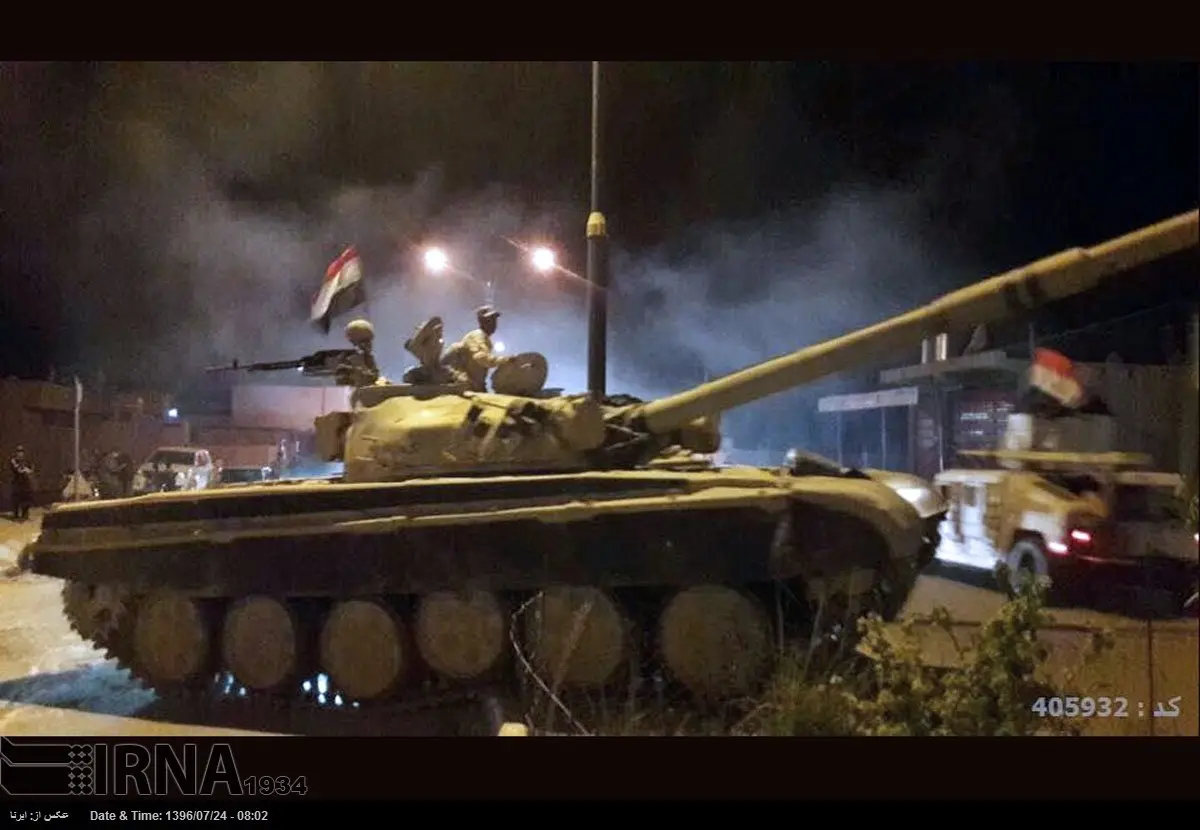 حرکت نیروهای عراقی به سمت کرکوک/تصاویر