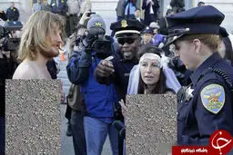 دستگیری عروس و داماد برهنه آمریکایی/عکس