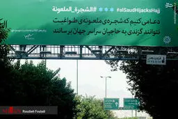 طراحی جالب بنرهای شهری در گرامیداشت شهدای منا/تصاویر