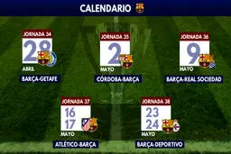 مسیر هموارتر بارسا برای قهرمانی در لالیگا(عکس)