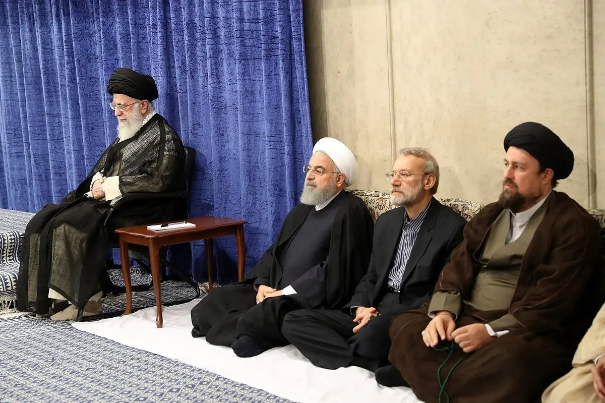 همنشینی لاریجانی و سیدحسن خمینی در دیدار رهبری/عکس