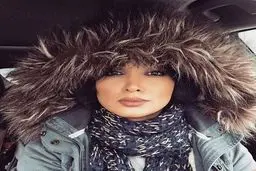 چهره روناک یونسی در سرمای 15- کانادا