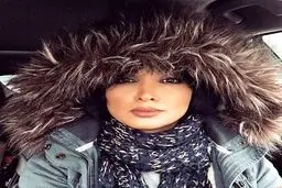 چهره روناک یونسی در سرمای 15- کانادا