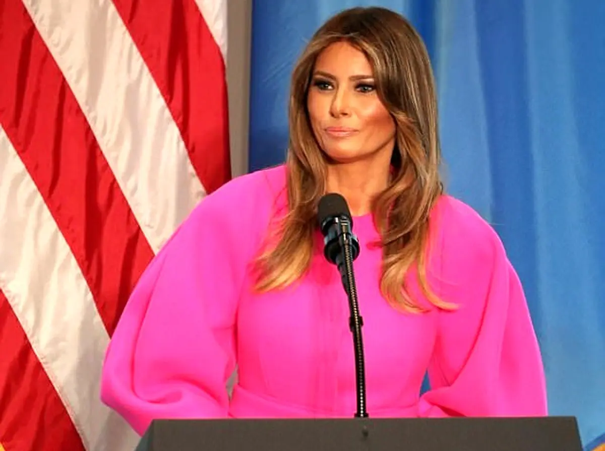 ملانیا ترامپ کاخ سفید را صورتی کرد!/تصاویر