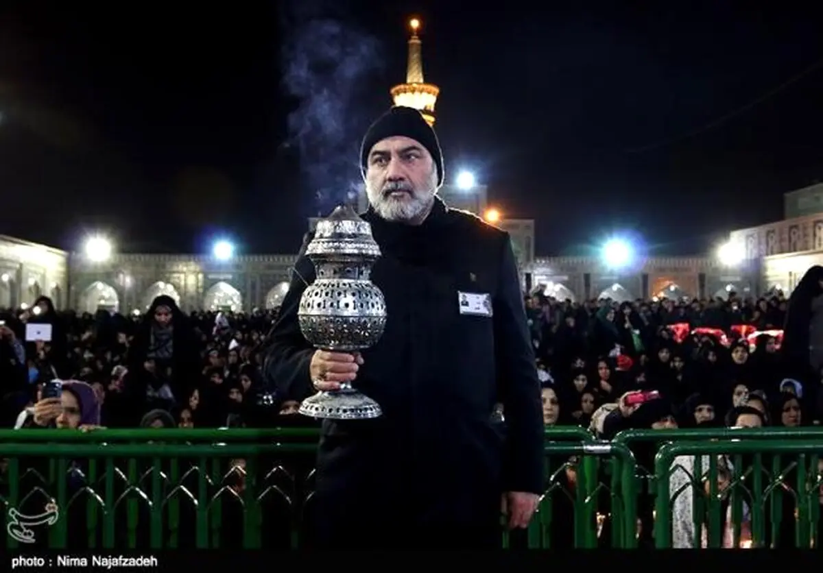 عکس/ بازیگری که خادم حرم رضوی شد