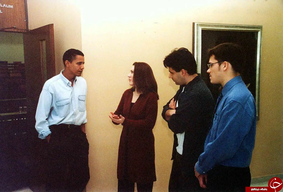 عکسی از باراک اوباما و هم کلاسی‌هایش